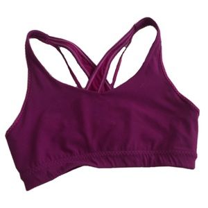 Athleta Sports Bra Purple Size Medium